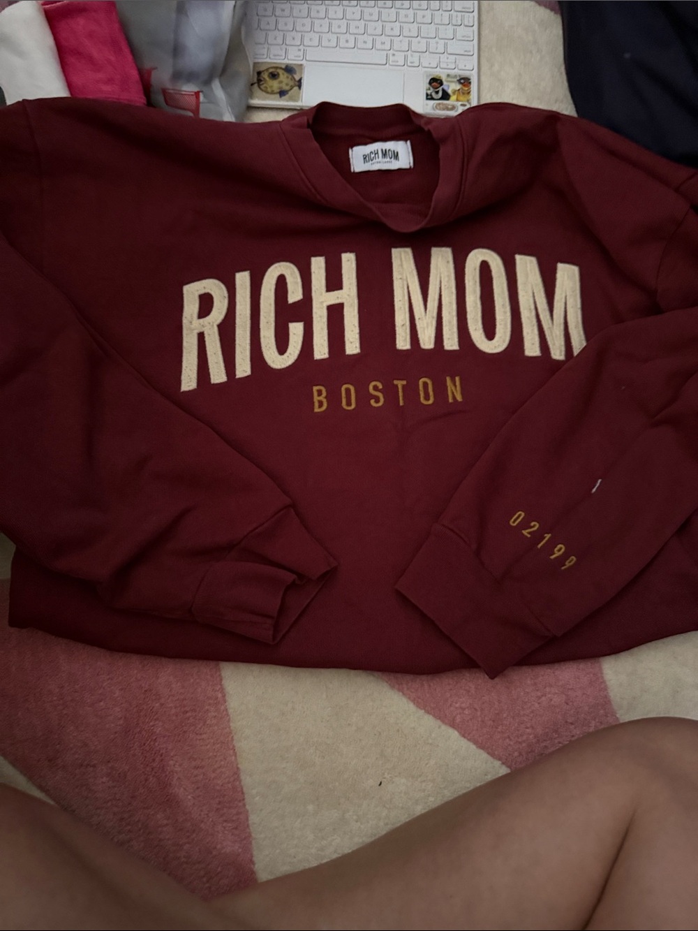 Boston Crewneck Sweatshirt - Maroon